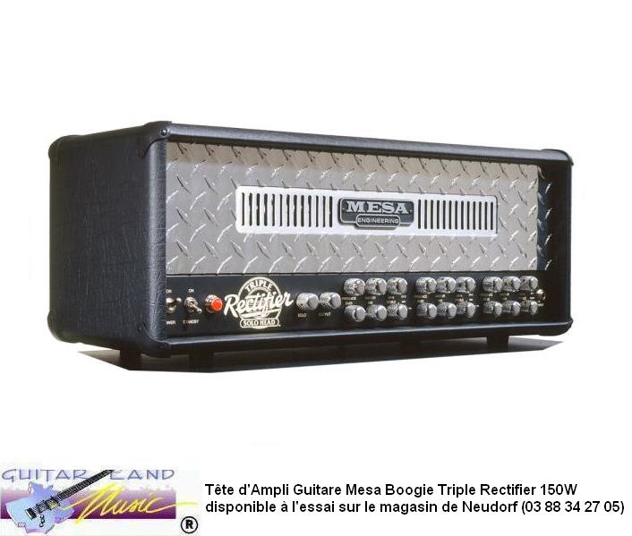 Tete d'Ampli Guitare Mesa Boogie Triple Rectifier 150W